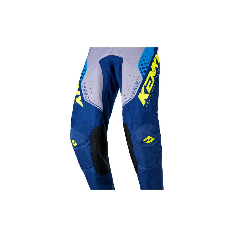 Pantalon Kenny Track Focus Jaune Fluo Pantalons Moto Tout Terrain