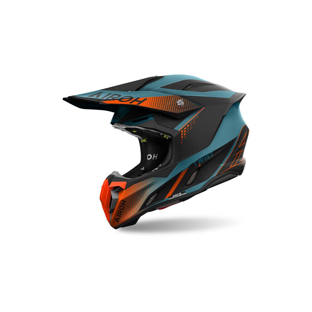 Casque Airoh Twist Shard Orange Matt Casques Moto Tout Terrain