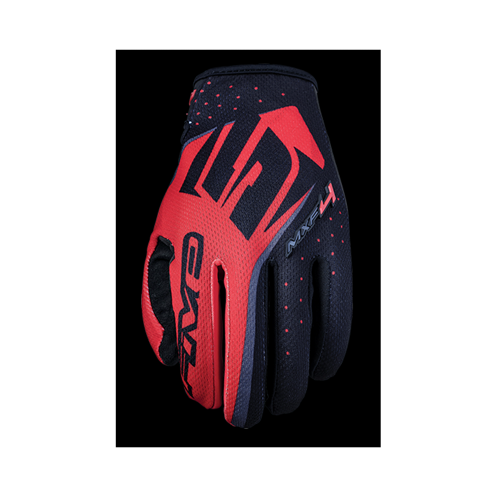 GANTS CROSS ENFANT FIVE MXF4 ROUGE - Gants moto tout-terrain Enfant - Wolff  KTM