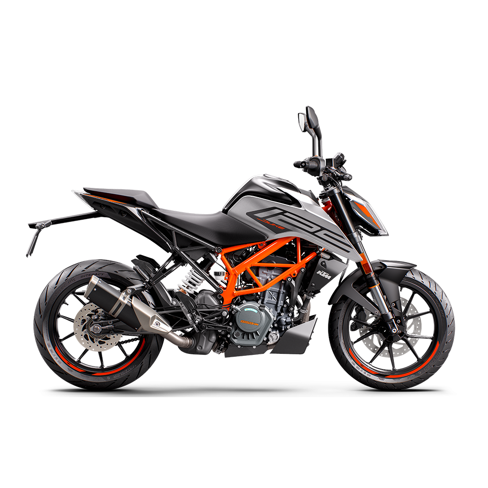 Ktm duke store 125 silver