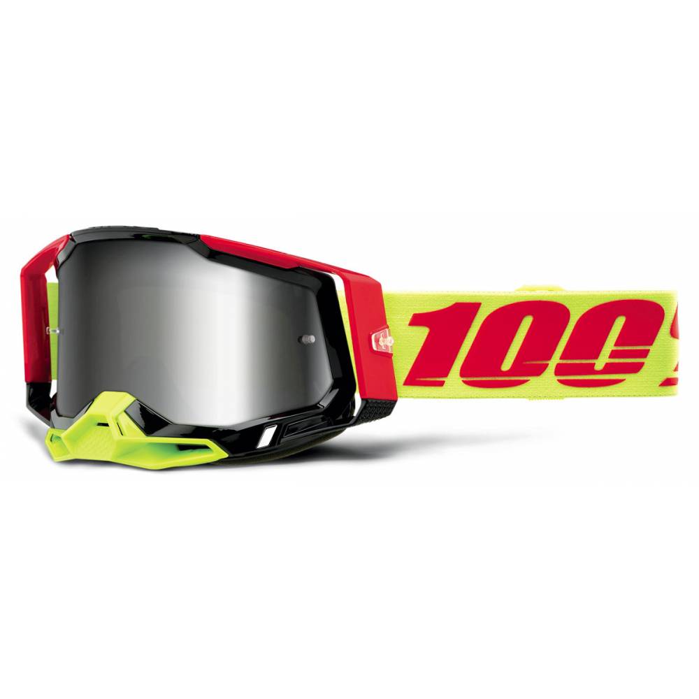 MASQUE 100 RACECRAFT 2 WIZ AVEC ECRAN IRIDIUM Lunettes moto tout terrain Homme Wolff KTM