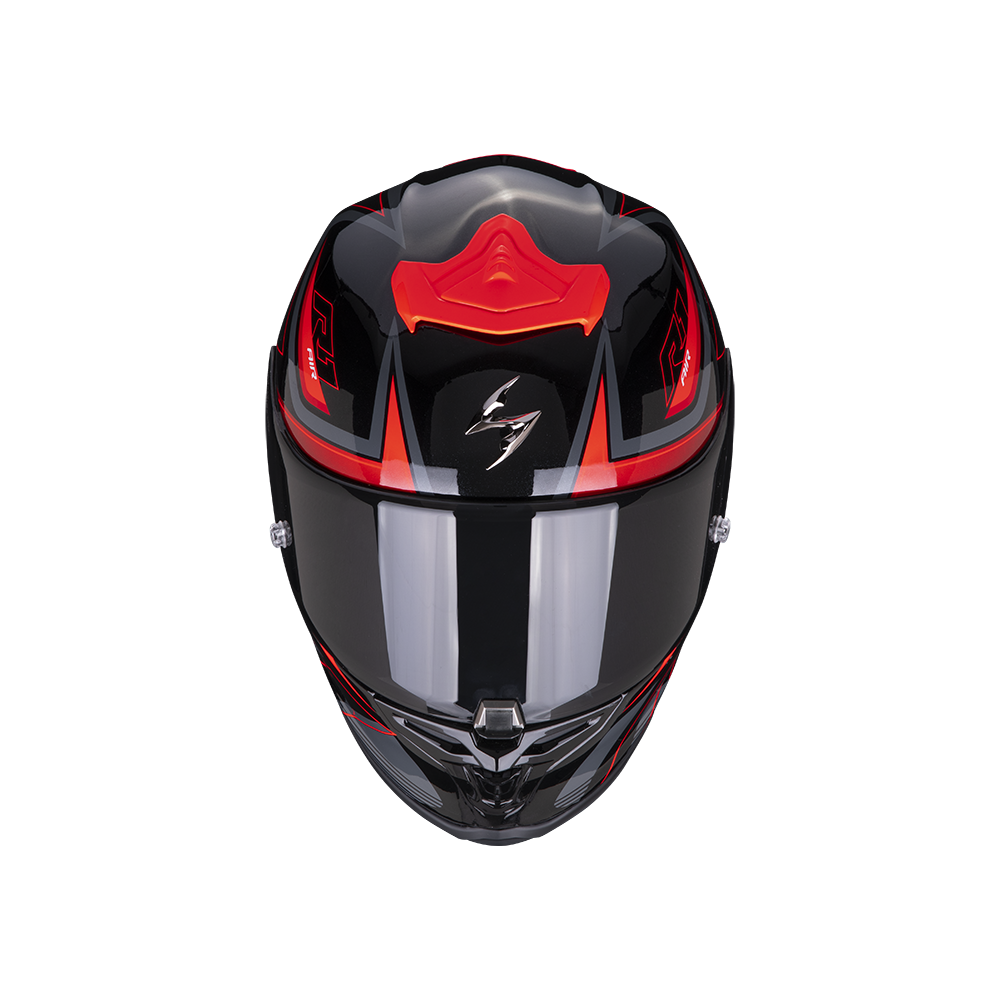 Casque Intégral Moto - Scorpion Exo-R1 Evo Air Gaz Rouge